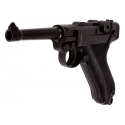 Pistola Co2 P08 Blowback 4,5 100% Metal + 3 Gas Y Balines