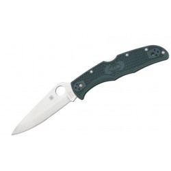 SC10PGRE Navaja Spyderco Endura Dark Green ZDP189 Plain Blade