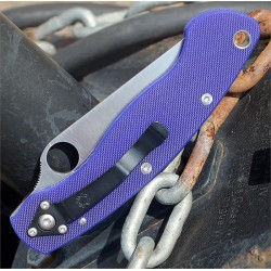 Navaja Spyderco Military Dark Blue CPM S110V