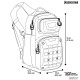 Mochila Bandolera Maxpedition Gridflux Sling Pack Black