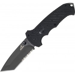 Gerber Paralite Folder, negro y dorado, navaja