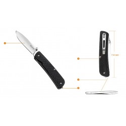 Navaja Multiusos Ruike LD11-B G10 4 utensilios