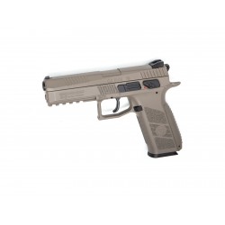 Pistola ASG CZ P-09 Duty FDE Blowback Co2 Plomo