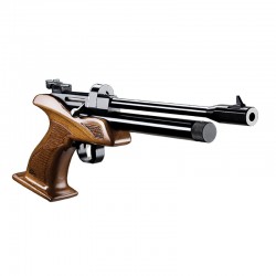 Pistola Zasdar S2 muelle grip madera cal. 4,5 mm Balines