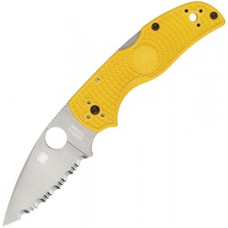 Spyderco Native 5 Salt Lockback Amarilla Serrada