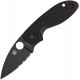 Spyderco Efficient G10 Mixta Hoja Negra