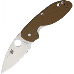 Spyderco Efficient G10 Mixta Marrón