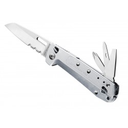 Navaja Multiusos Leatherman Free K2 8 Usos Plata