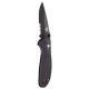 Benchmade Mini Griptilian 556SBK-S30V Drop Point Negro Hoja Negra Filo Mixto