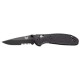 Benchmade Mini Griptilian 556SBK-S30V Drop Point Negro Hoja Negra Filo Mixto