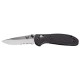 Benchmade Mini Griptilian 556S-S30V Drop Point Negro Filo Mixto