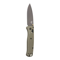 Benchmade Bugout 535GRY-1 Drop Point Verde Hoja Negra