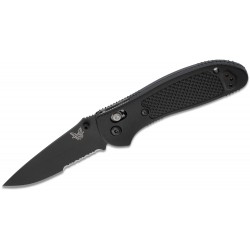 Benchmade Griptillian 551SBK-S30V Drop Point Negra Hoja Negra Filo Mixto