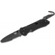 Benchmade Triage 916SBK Drop Point Negra Hoja Negra Filo Mixto Con Gancho