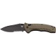 Benchmade Turret 980SBK Drop Point OD Green Hoja Negra Filo Mixto