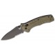 Benchmade Turret 980SBK Drop Point OD Green Hoja Negra Filo Mixto