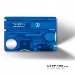 Victorinox - Tarjeta Multiusos Swisscard Lite 13 Usos Azul traslúcido