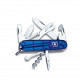 Victorinox - Navaja Suiza Multiusos Climber 14 usos Traslúcido Azul