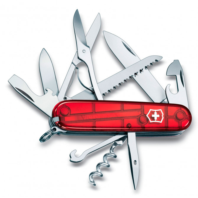 Abrelatas Victorinox acero inoxidable mediano rojo