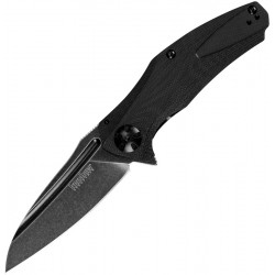 Kershaw Natrix Framelock A/O Negra Hoja Lavado Piedra