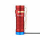 Linterna Olight S1R Baton III Roja 1200 Lumens Recargable + Cargador USB MMC 