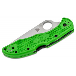 Spyderco Salt 2 Drop Point Verde