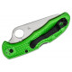 Spyderco Salt 2 Drop Point Verde