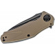 Kershaw Natrix Framelock A/O Tan Hoja Negra