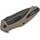 Kershaw Natrix Framelock A/O Tan Hoja Negra