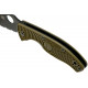 Spyderco Tenacious LWT OD Green Hoja Negra Mixta