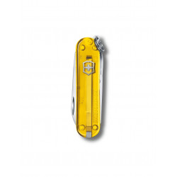 Victorinox Navaja Suiza Multiusos Classic SD 7 usos Tuscan Sun Traslúcido