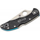 Spyderco Delica 4 Lockback Blue Line