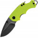 Kershaw Shuffle Drop Point Lavado a la Piedra Verde Lima Blister