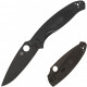 Spyderco Resilience Lightweight Linerlock Black Hoja Negra Lisa