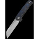 QSP Penguin Linerlock G10 y Fibra de Carbono Azul