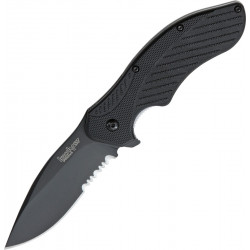 Kershaw Clash Linerlock Hoja Negra Mixta