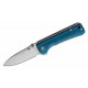 QSP Hawk Linerlock Black Micarta Azul