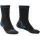 Calcetines Impermeables Bridgedale Stormsock Light weight bota Negro/Azul