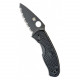 Spyderco Persistence Lightweight Hoja Negra Serrada