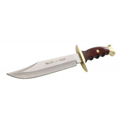 Cuchillo Muela Criollo 14 Madera Funda España Caza Color Plateado