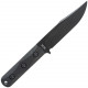 Ka-Bar EK Commando Short Clip Point Black