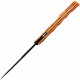 Cold Steel Luzon Linerlock Grande Naranja Hoja Negra