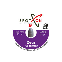 Balines Spotton Zeus 6,35 mm 125 ud