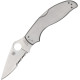 Spyderco Uptern Lockback Parcialmente Serrada