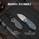 Oknife Parrot By Olight Gris N690 Mango G10