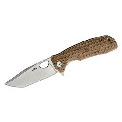 Honey Badger Large Linerlock Tanto Tan