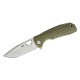 Honey Badger Large Linerlock Tanto Green