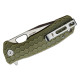 Honey Badger Large Linerlock Tanto Green