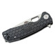 Honey Badger Small Linerlock Drop Point Black