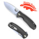 Honey Badger Small Linerlock Drop Point Black